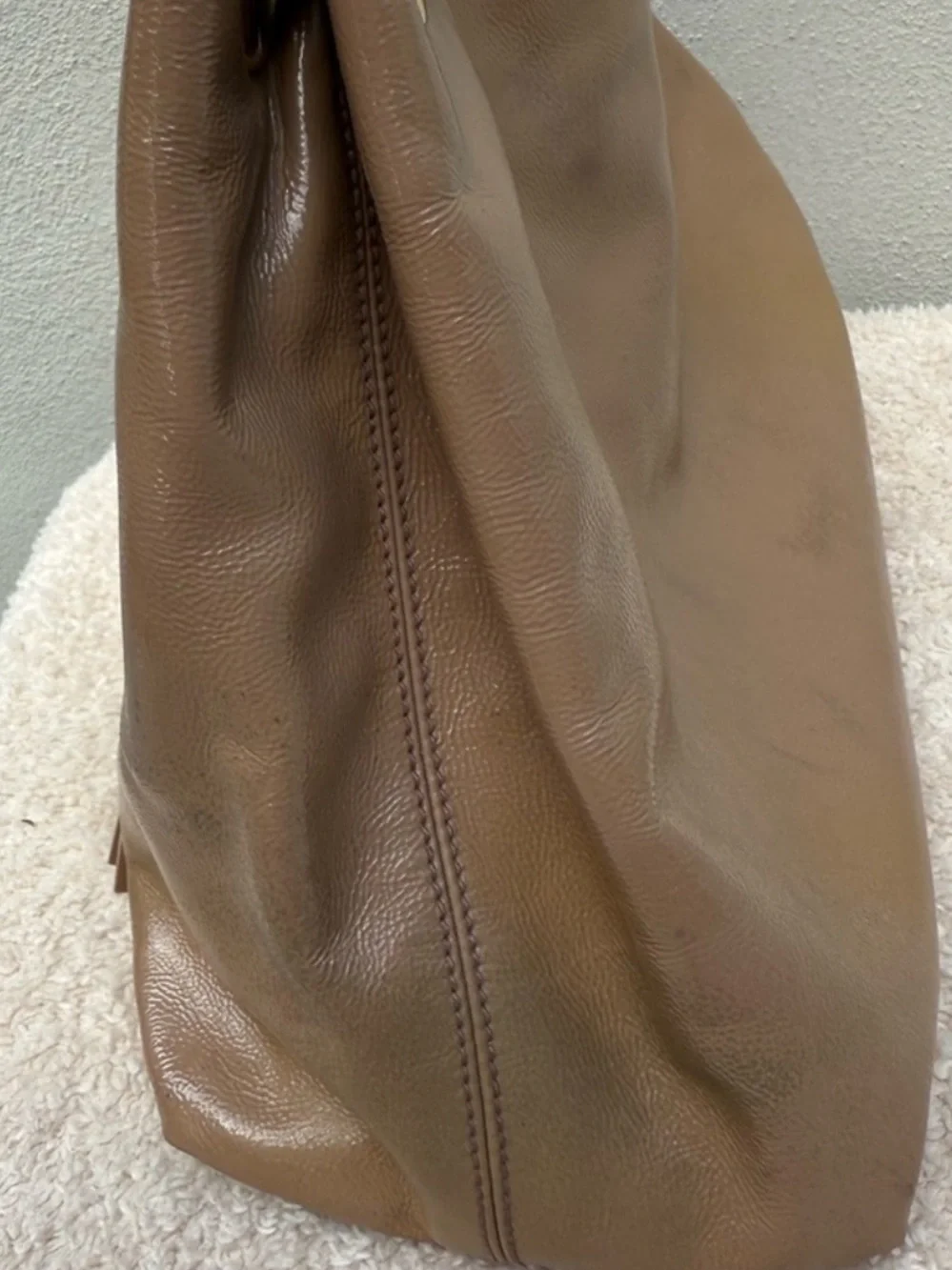 Gucci soho disco Brown Leather Shoulder Bag with Chain Detail